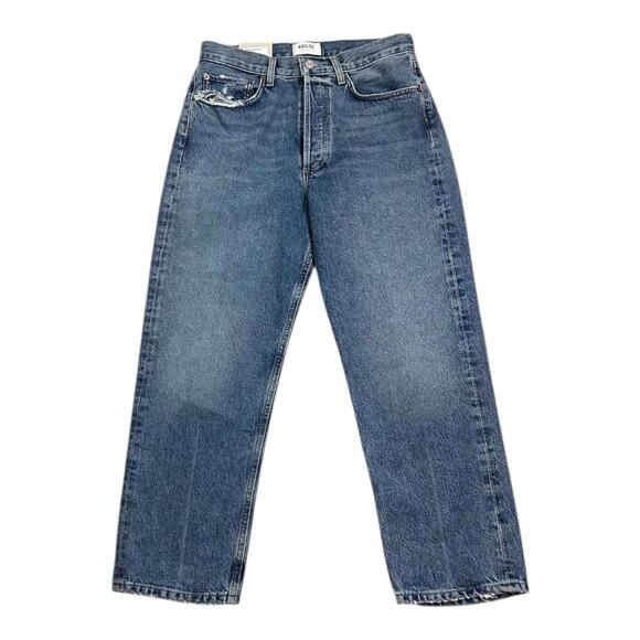 AGOLDE '90s Crop Mid-Rise Straight Leg Jeans Size 27 New - Picture 4 of 10